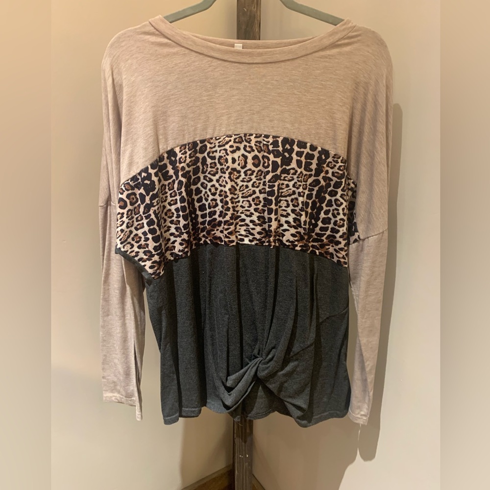 Womens Color Block Top